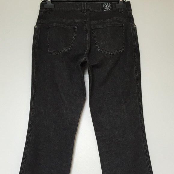 AGNES B- Sport b black straight leg jeans- Size 38 - Picture 4 of 10